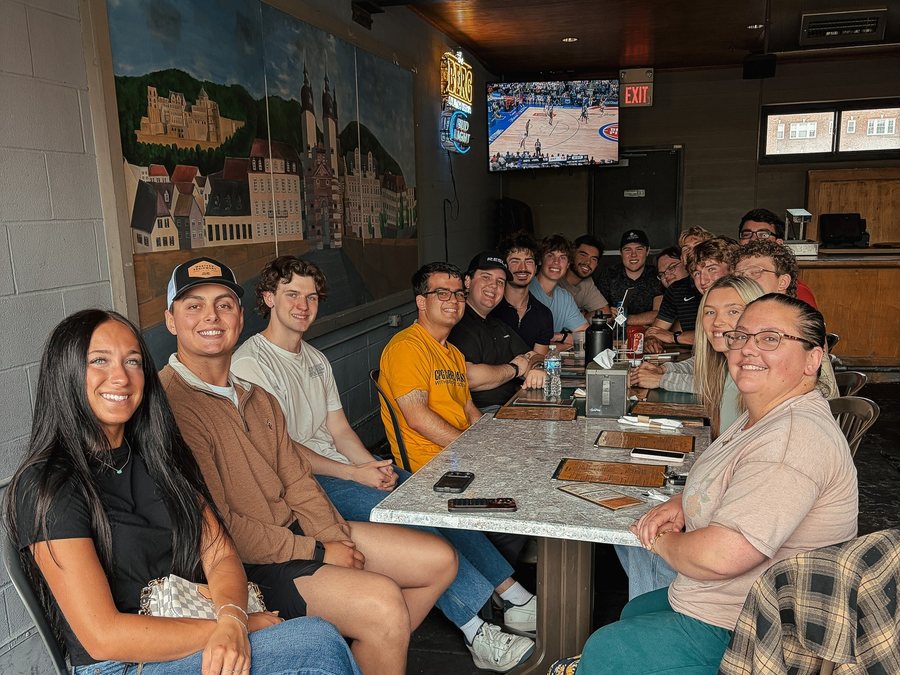 Mizzou CEO members at a social